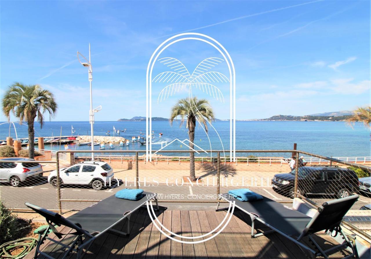 Villa Antoine Appartement Rdj Vue Mer Clim Wifi Parking Plage 50M La Garonne لو براديت المظهر الخارجي الصورة