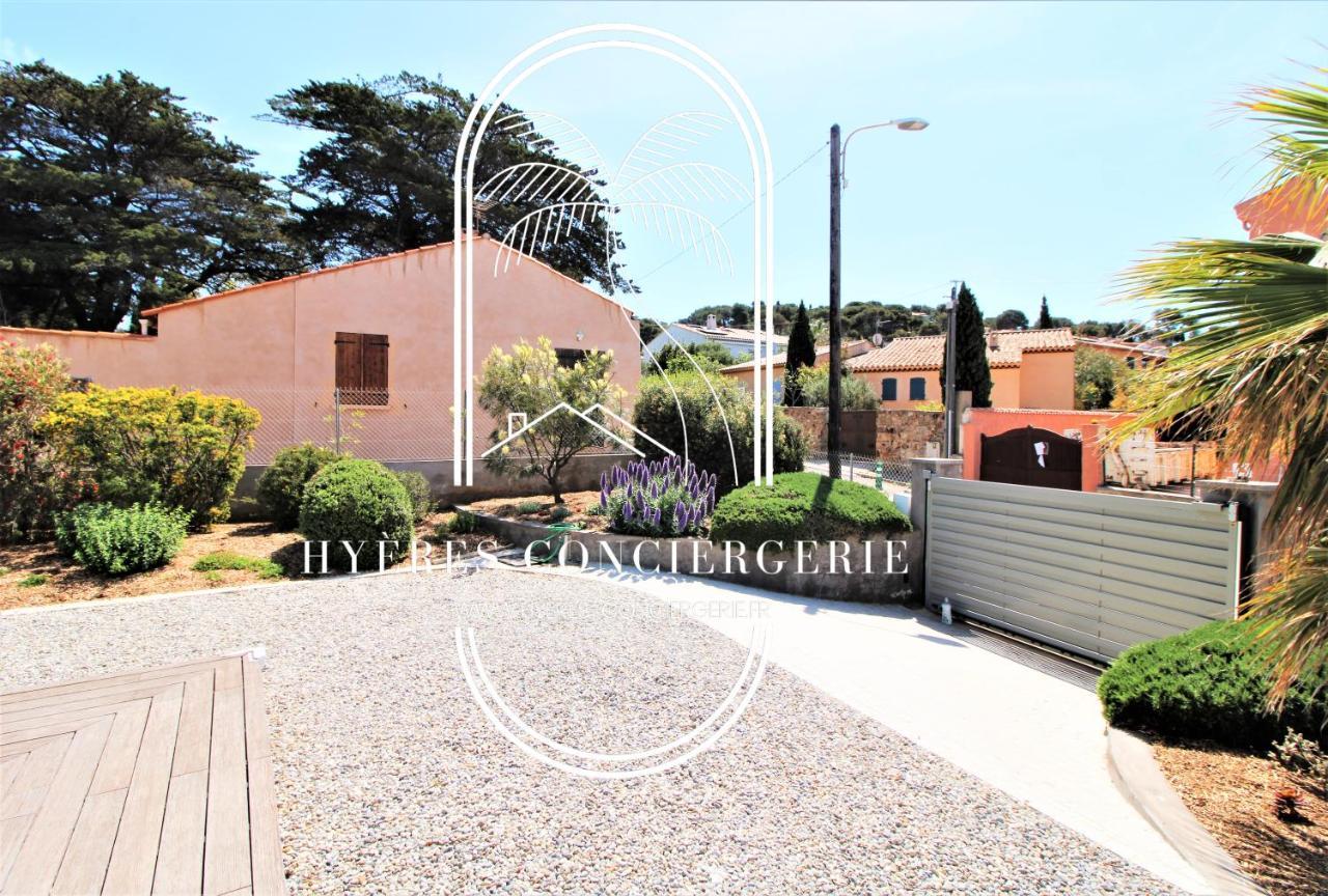 Villa Antoine Appartement Rdj Vue Mer Clim Wifi Parking Plage 50M La Garonne لو براديت المظهر الخارجي الصورة