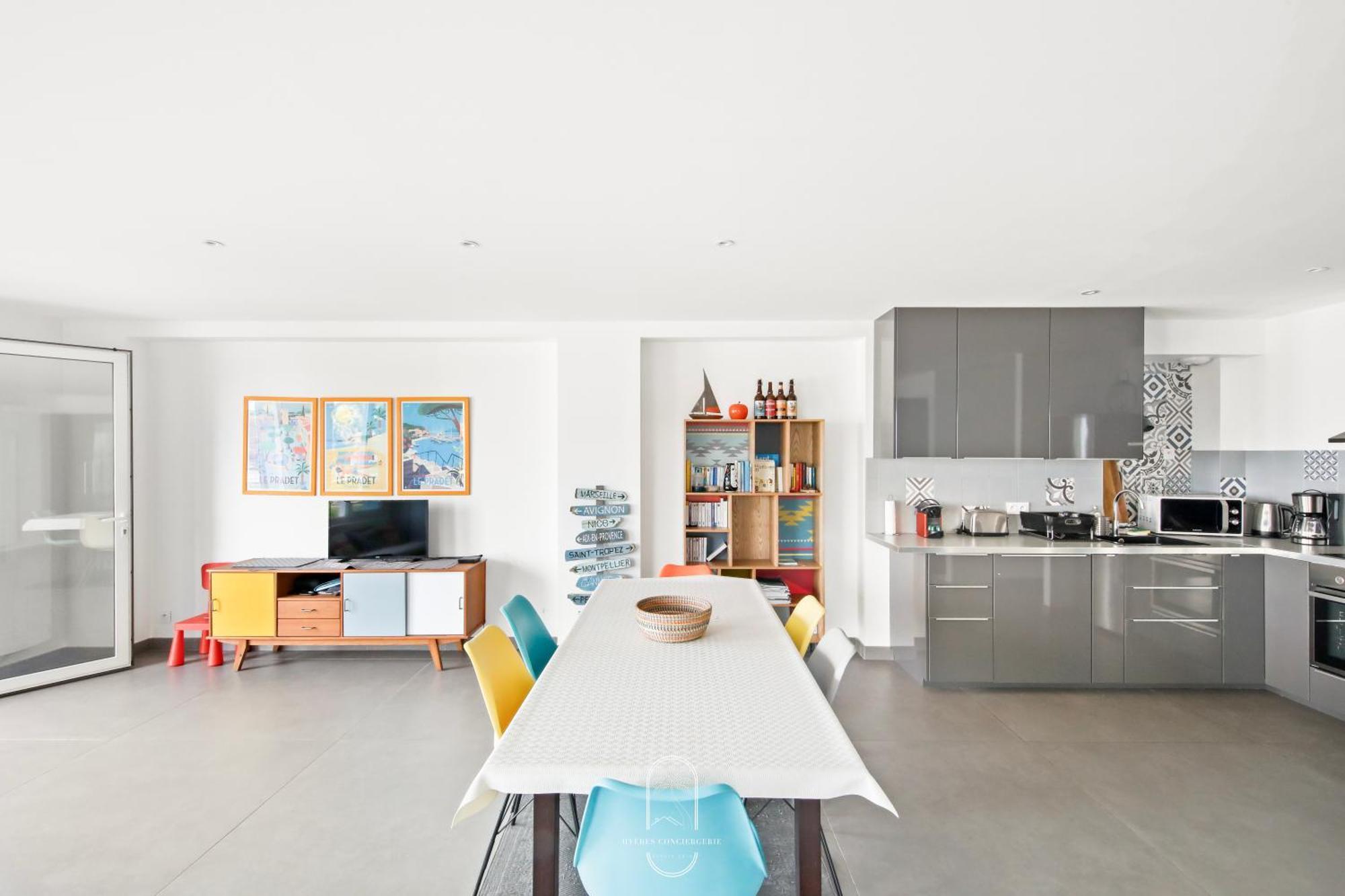Villa Antoine Appartement Rdj Vue Mer Clim Wifi Parking Plage 50M La Garonne لو براديت المظهر الخارجي الصورة