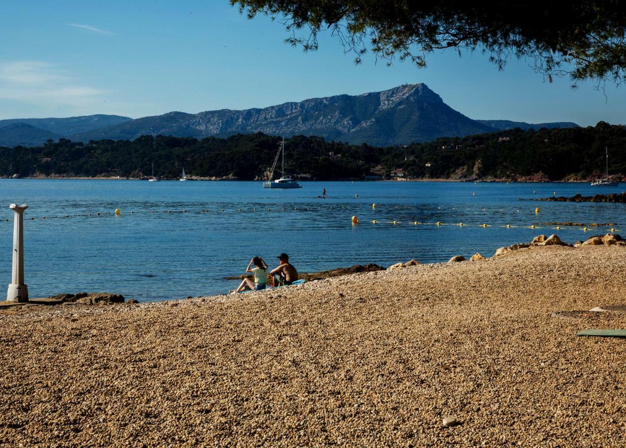 Villa Antoine Appartement Rdj Vue Mer Clim Wifi Parking Plage 50M La Garonne لو براديت المظهر الخارجي الصورة